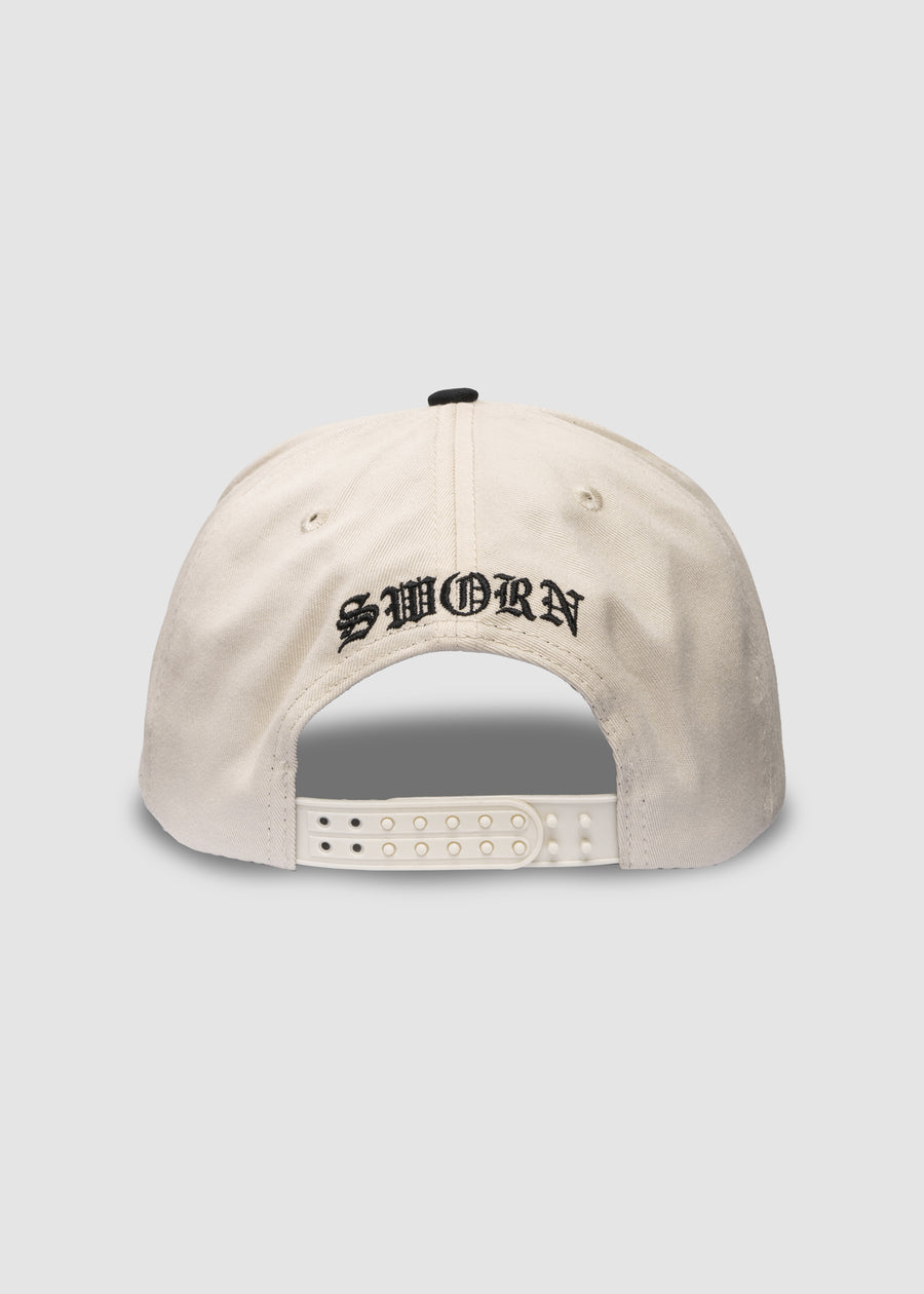 Hometown A-Frame Snapback // Natural