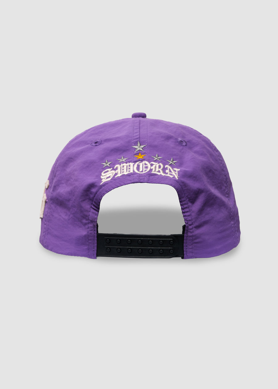 LA Galaxy Hometown Nylon Snapback // Purple