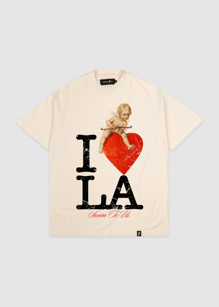 I Love LA Tee // Natural