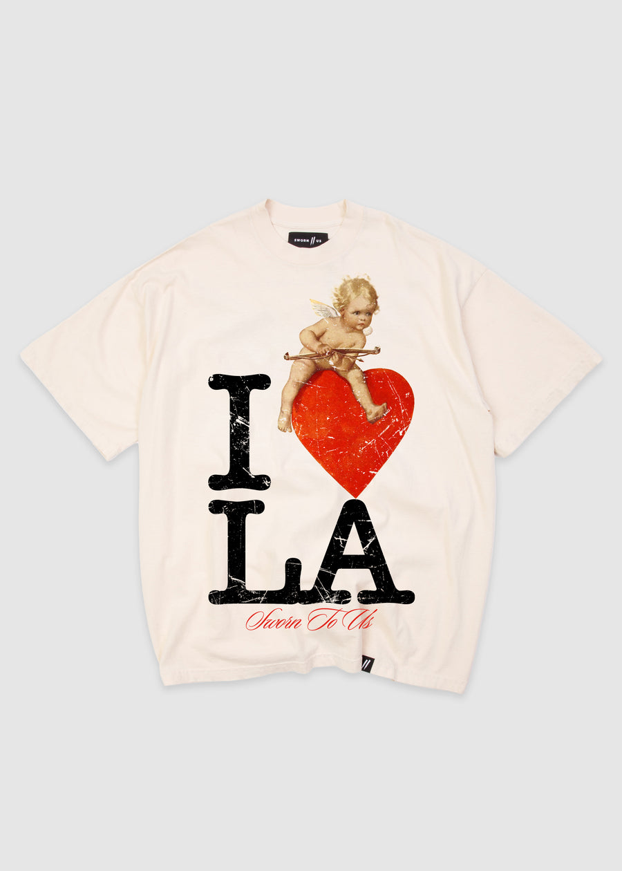 I Love LA Tee // Natural