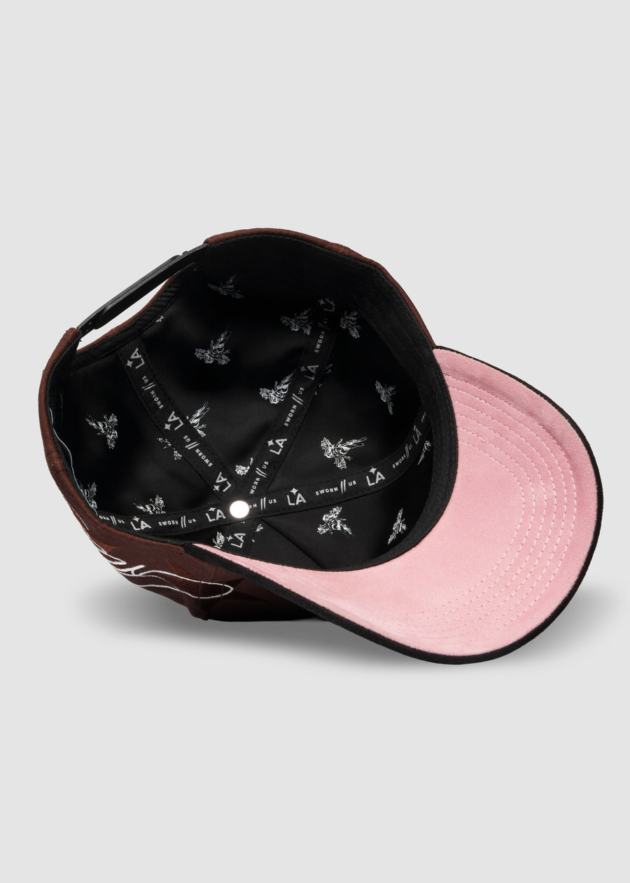 LA Galaxy LA Quasar A-Frame Snapback // Mocha & Black