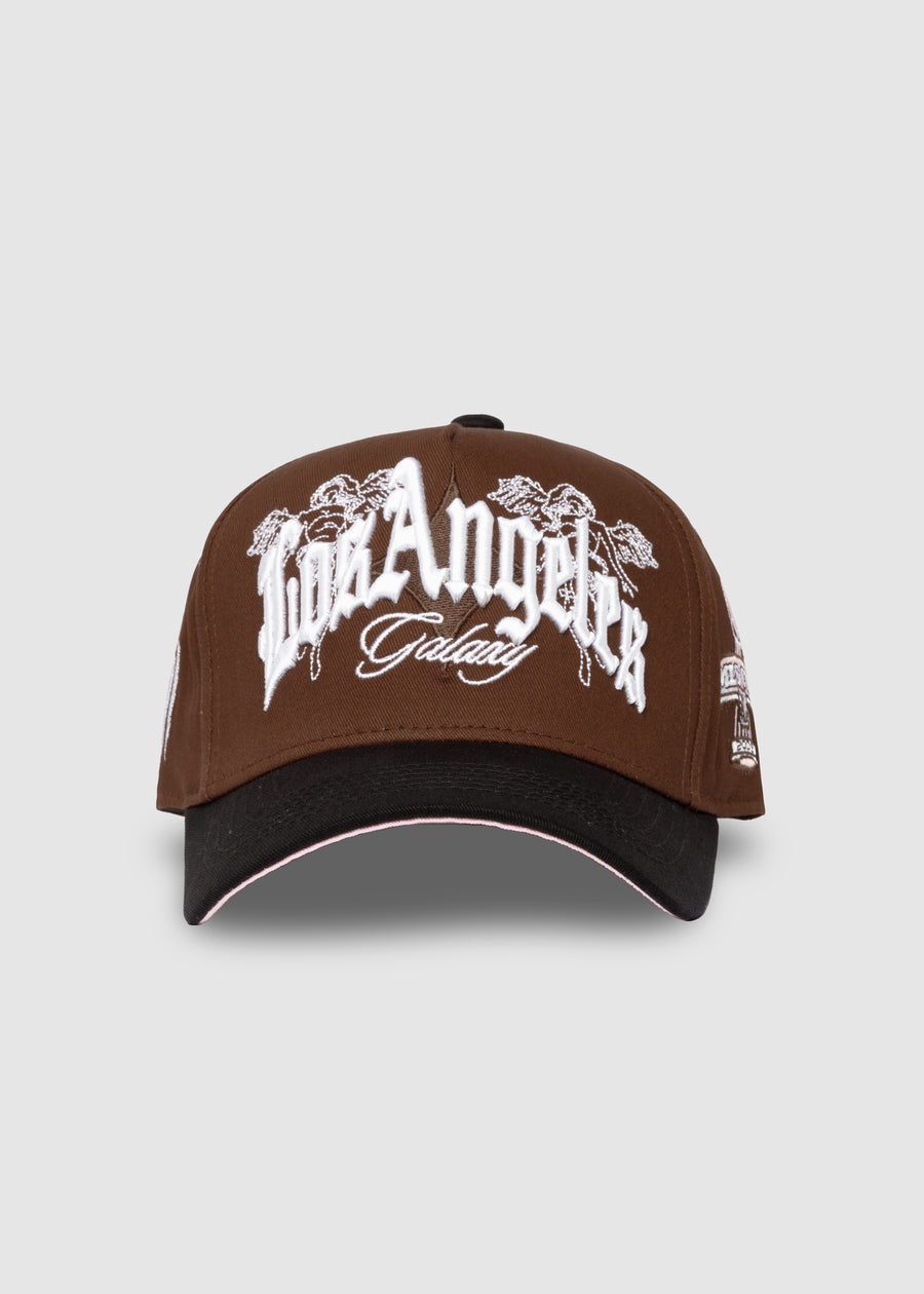 LA Galaxy Hometown A-Frame Snapback // Mocha & Black