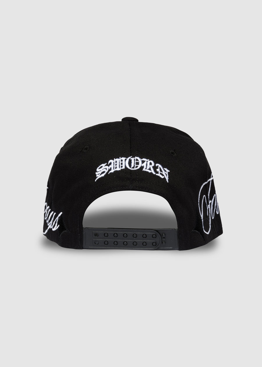 LA Galaxy Retro A-Frame Snapback // Black