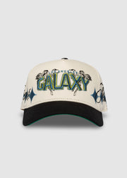 LA Galaxy Retro A-Frame Snapback // Natural