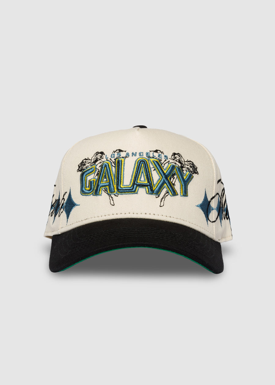 LA Galaxy Retro A-Frame Snapback // Natural