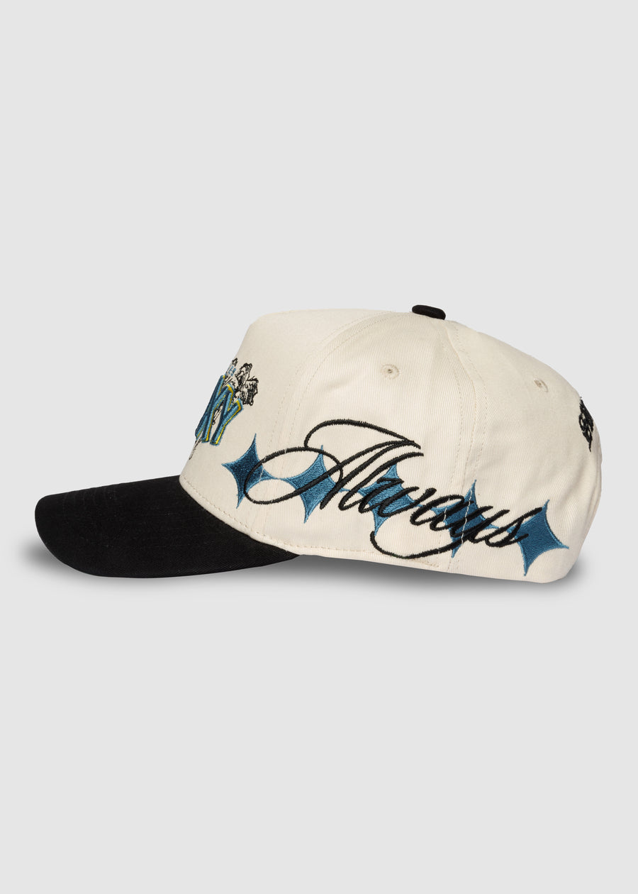 LA Galaxy Retro A-Frame Snapback // Natural