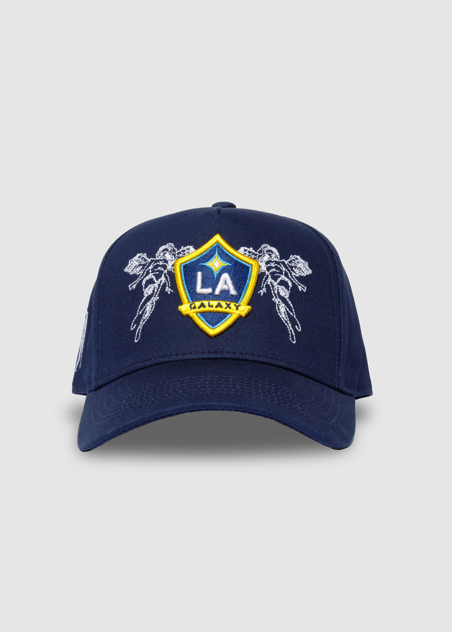 LA Galaxy Crest A-Frame Snapback // Navy