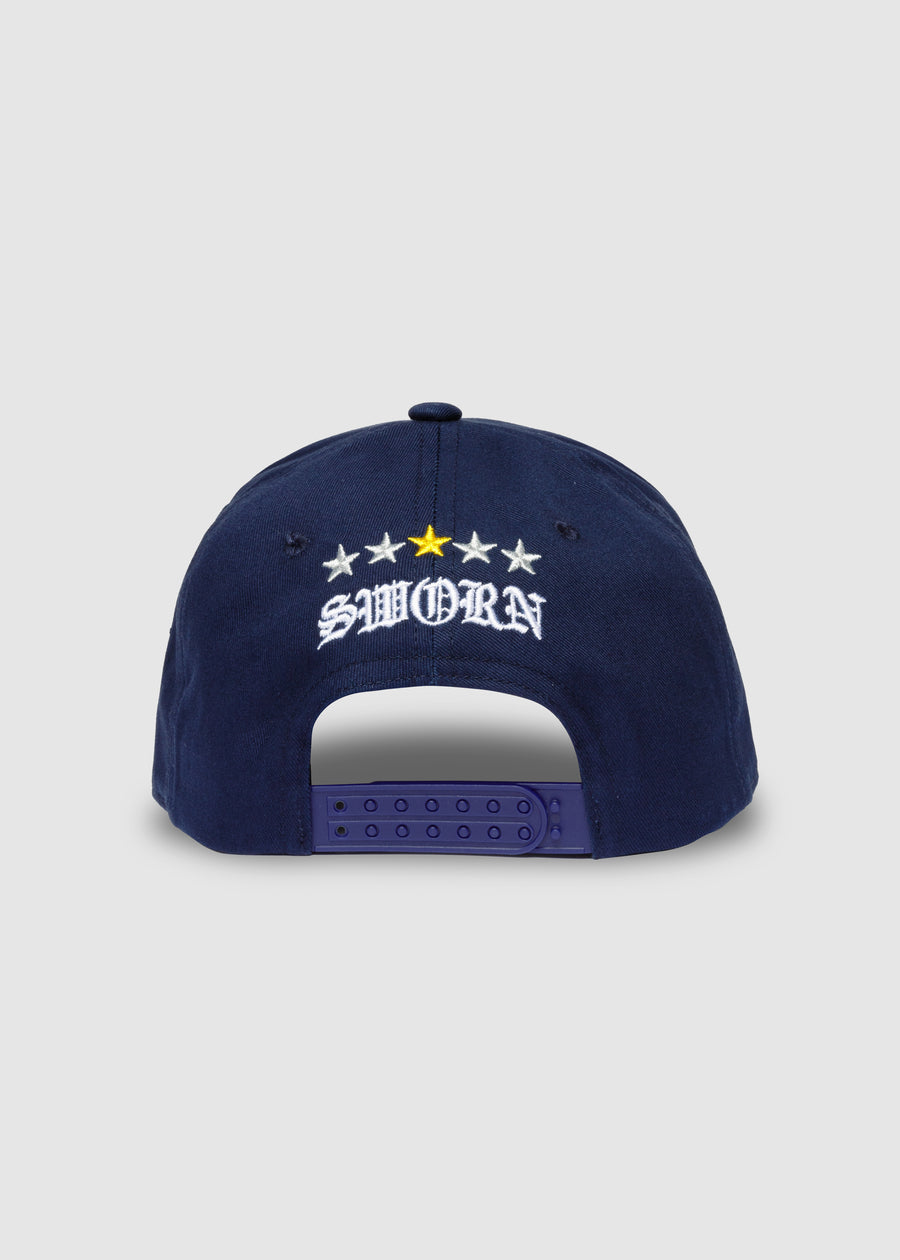 LA Galaxy Hometown A-Frame Snapback // Navy & Black