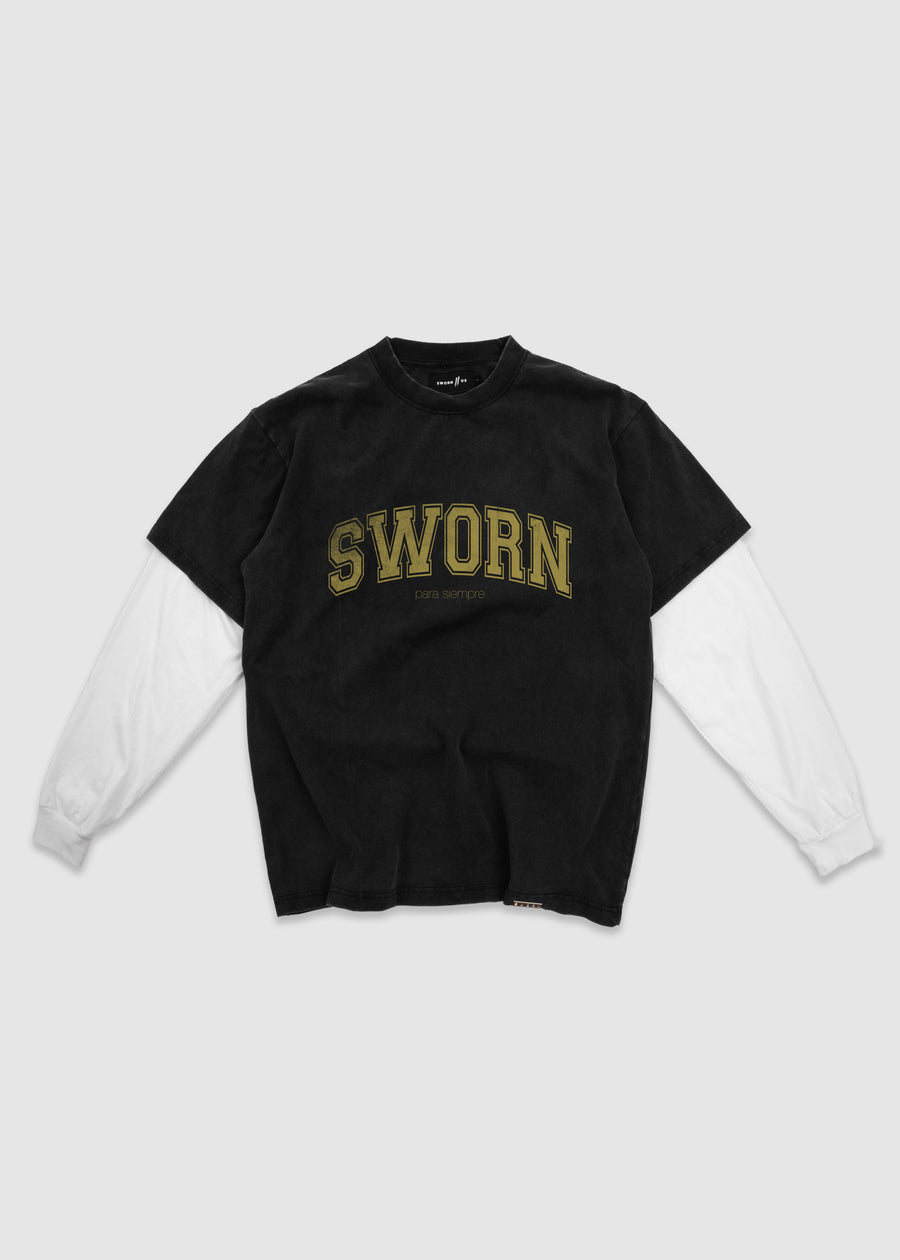Legacy 2fer Longsleeve Tee // Black