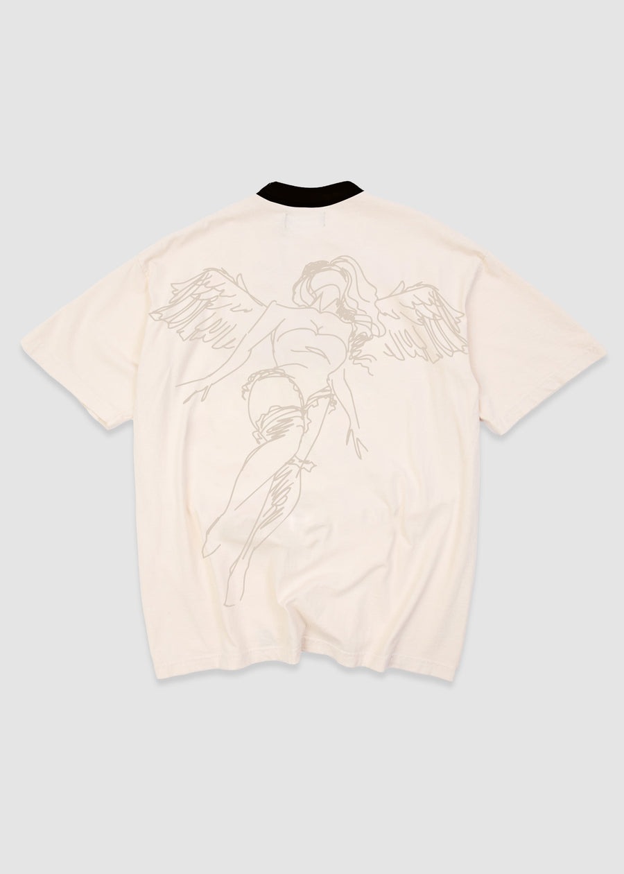 Legacy Ringer Tee // Natural