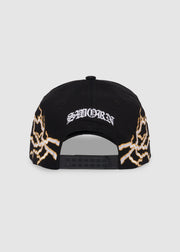Lightning COA A-Frame Snapback // Black & Gold