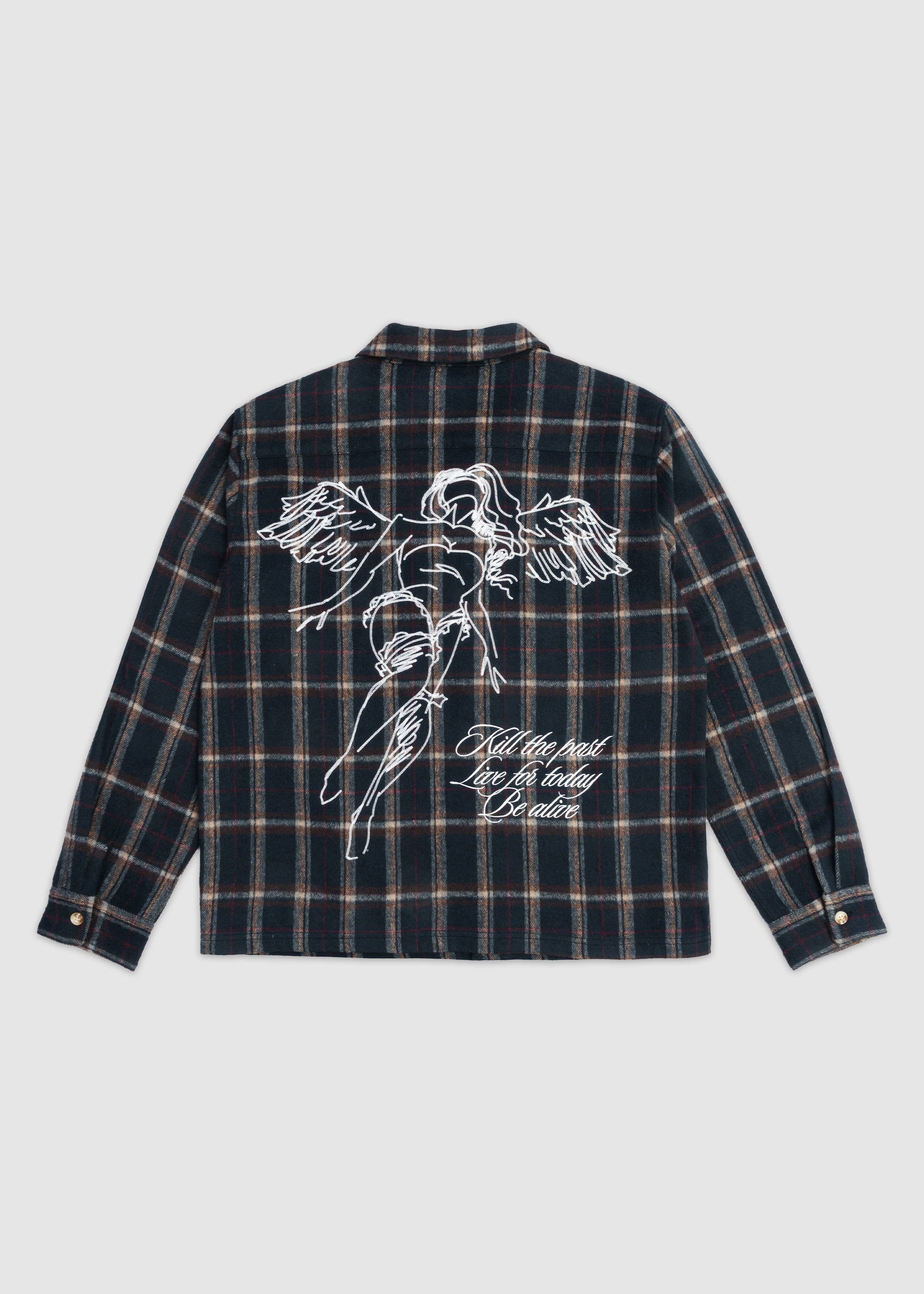 Lotus Angel Flannel // Navy