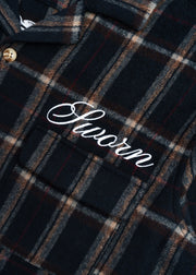 Lotus Angel Flannel // Navy