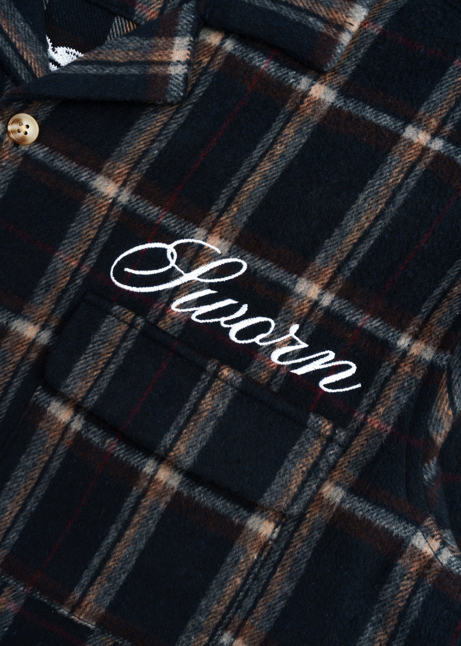 Lotus Angel Flannel // Navy