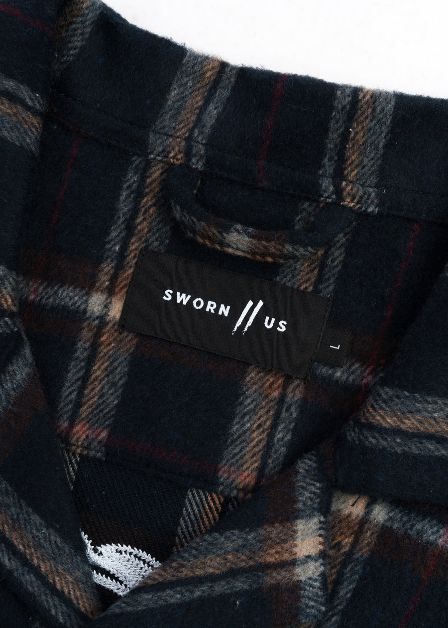 Lotus Angel Flannel // Navy