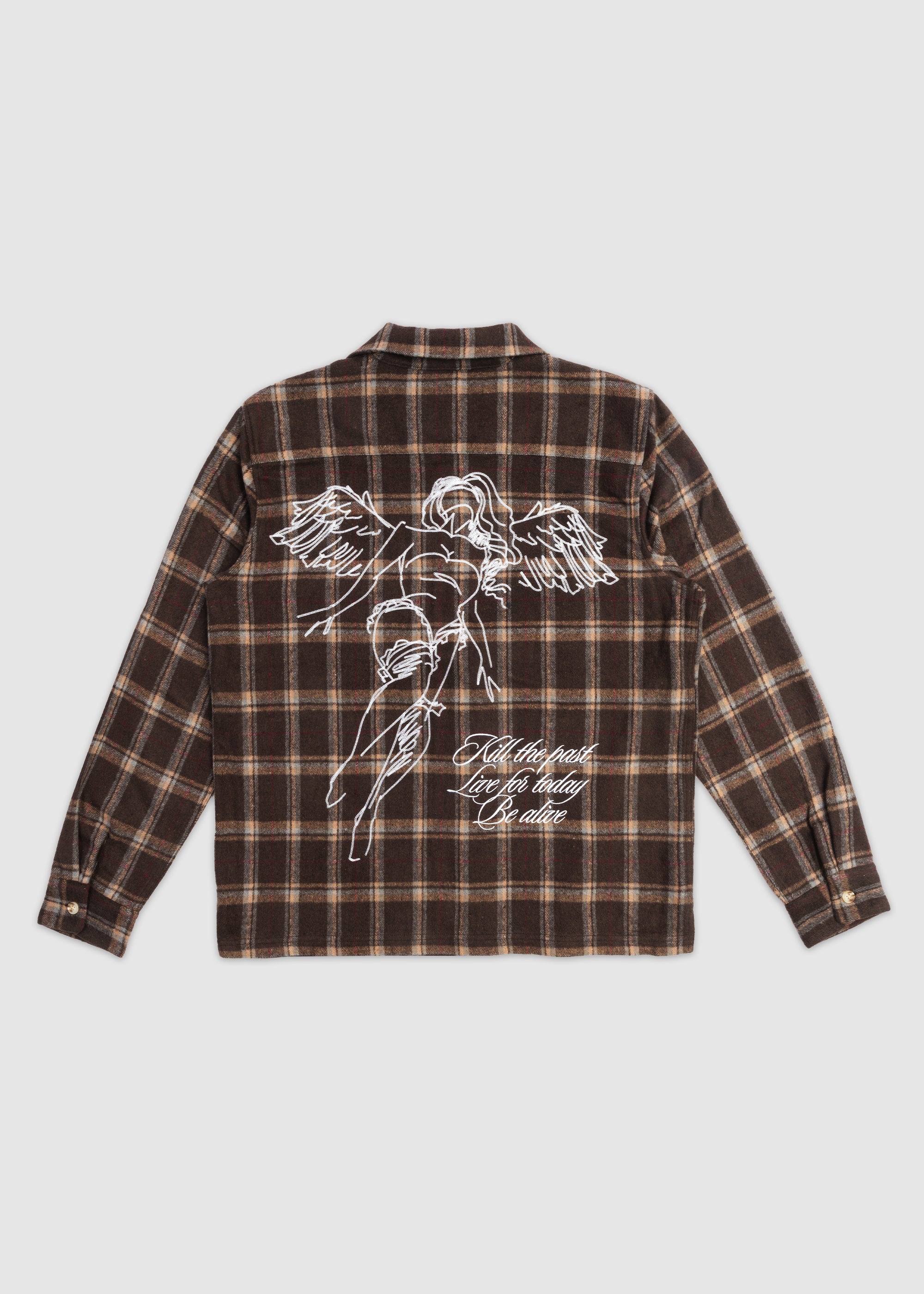 Lotus Angel Flannel // Espresso