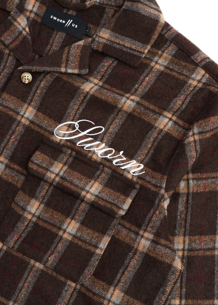 Lotus Angel Flannel // Espresso
