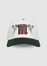El Tri A-Frame Snapback // White & Green