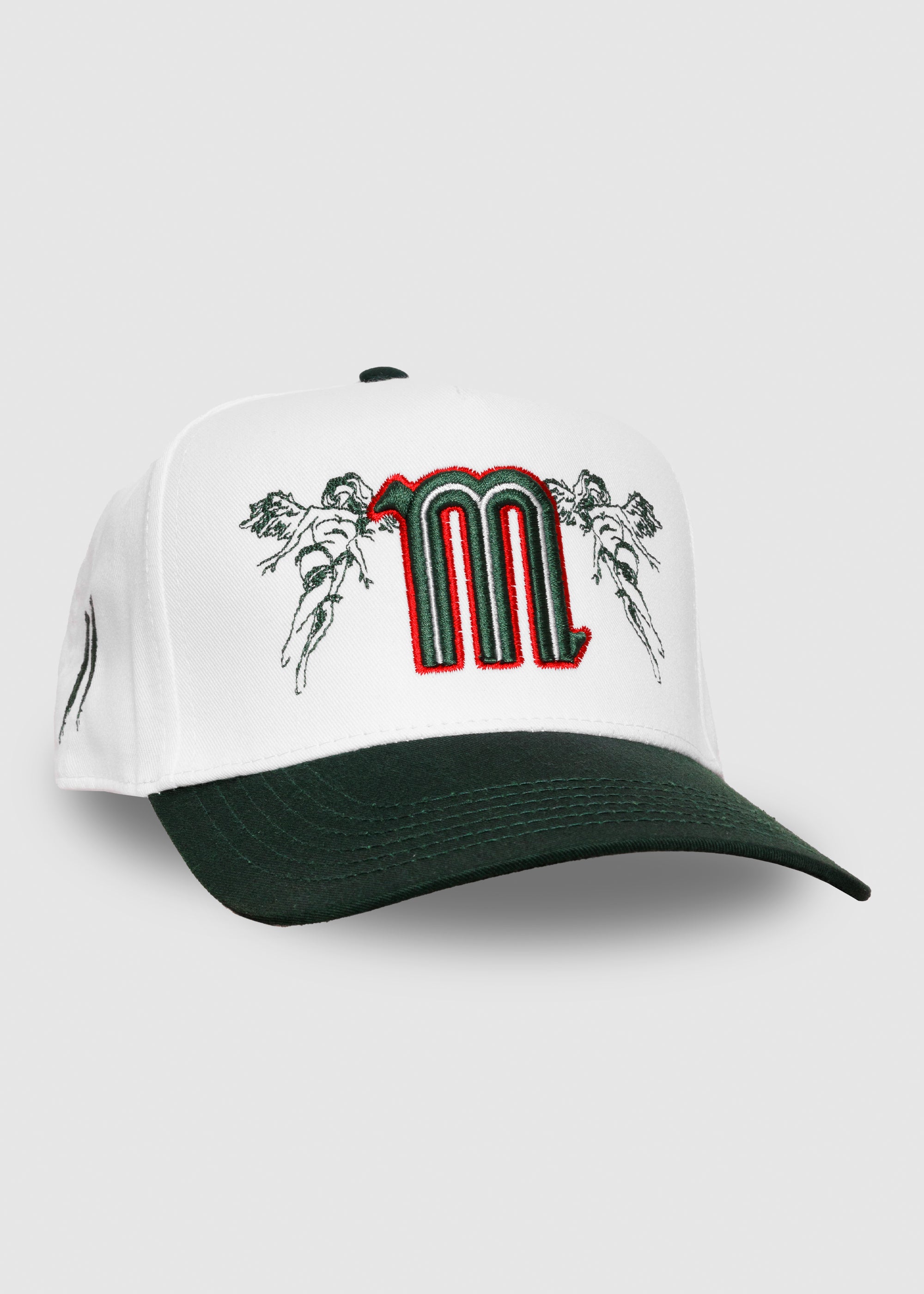 El Tri A-Frame Snapback // White & Green