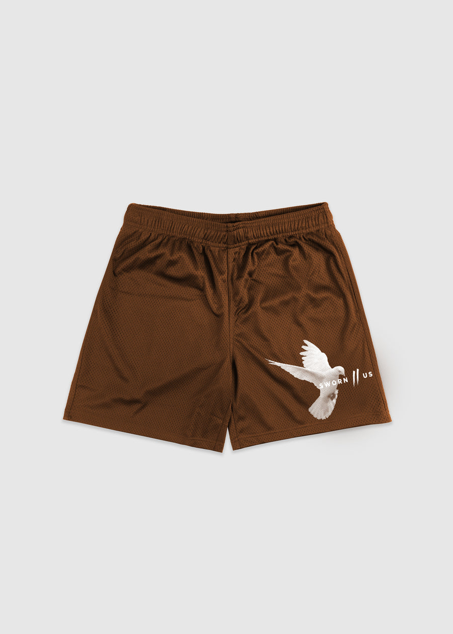Motion Court Shorts // Rust