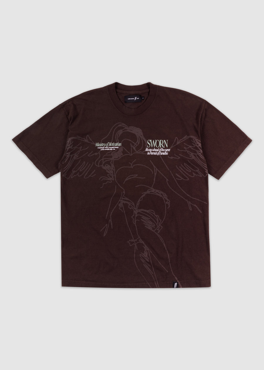 Motivation Tee // Chocolate