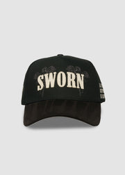 Oath A-Frame Snapback // Black