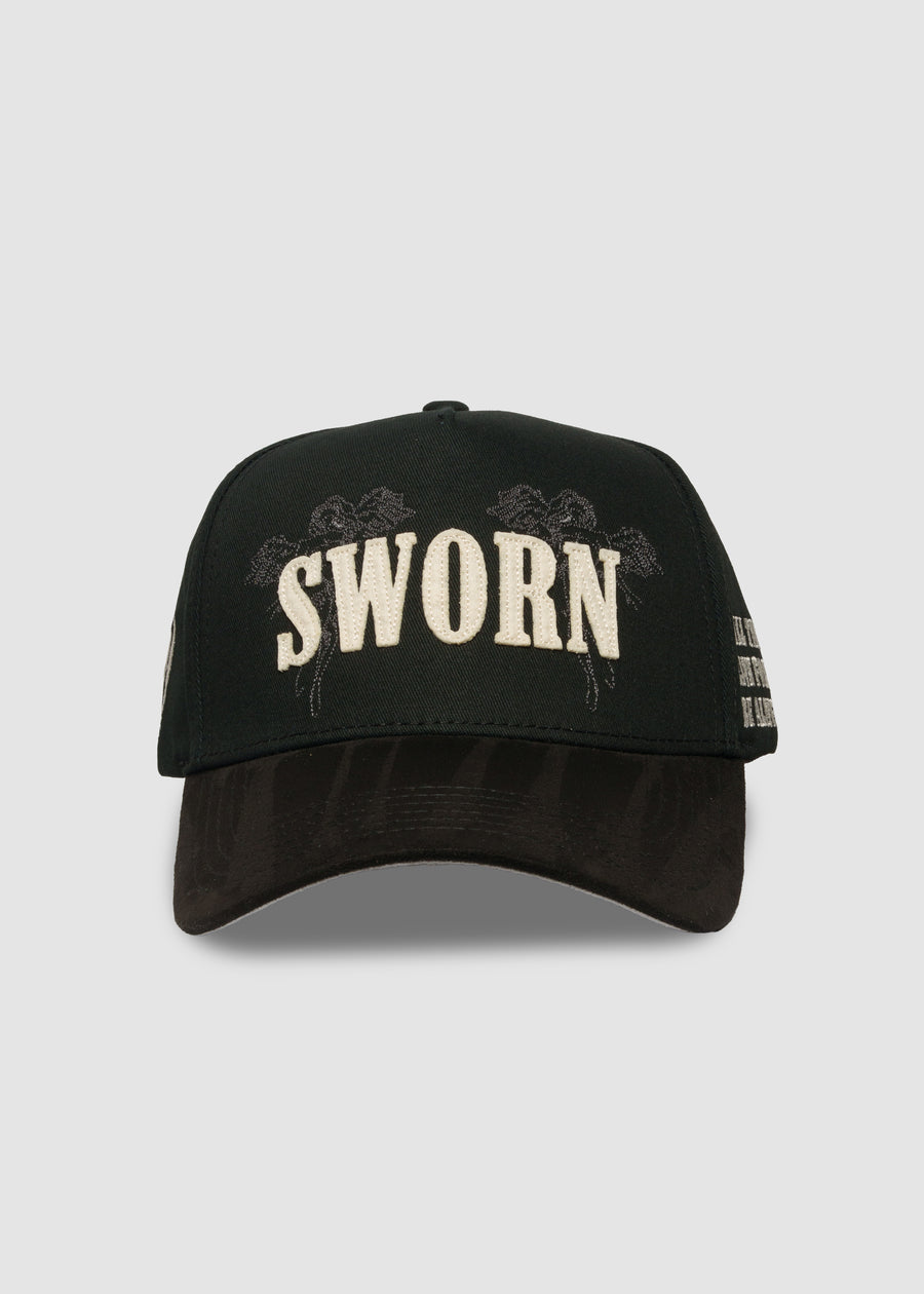 Oath A-Frame Snapback // Black