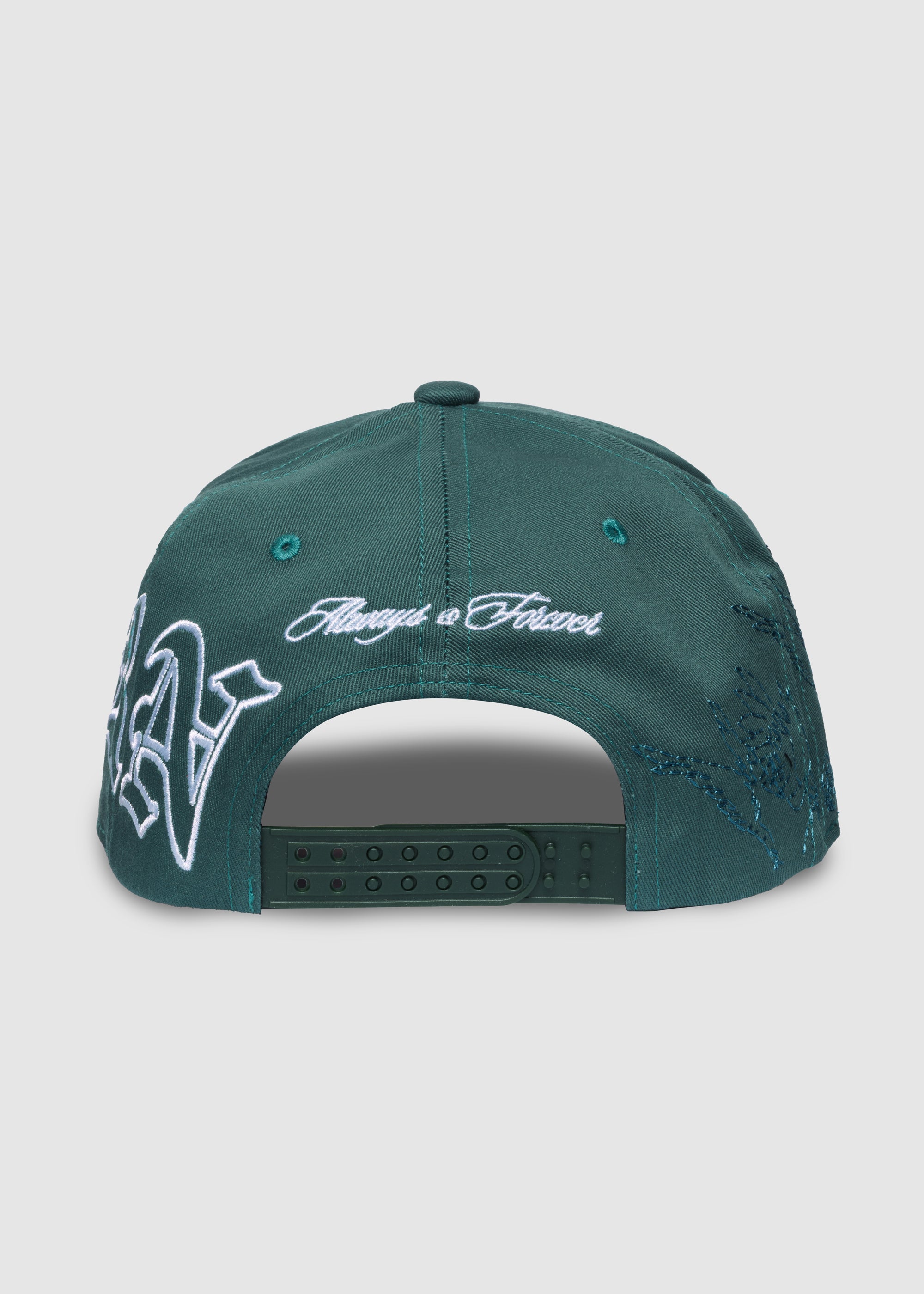 Outline Poetry A-Frame Snapback // Dark Teal