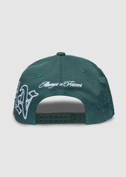 Outline Poetry A-Frame Snapback // Dark Teal