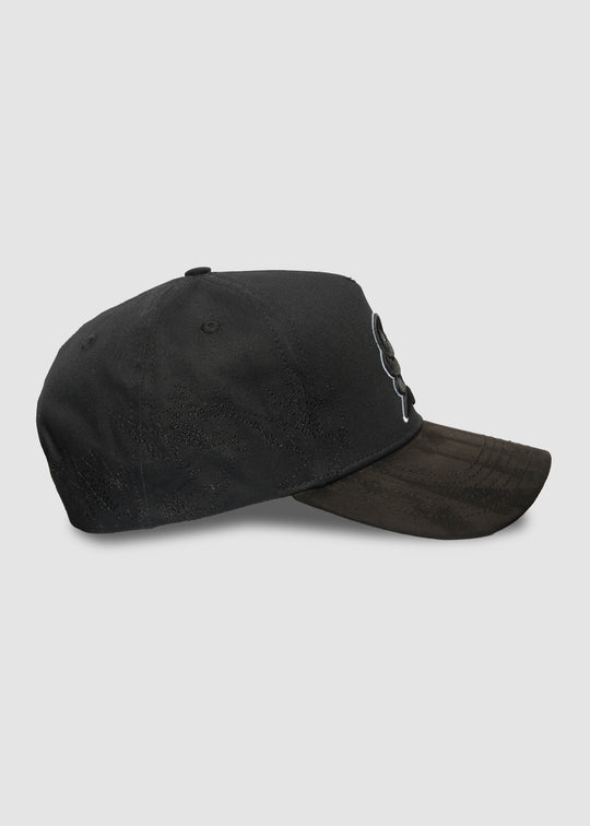 Outline Crystals A-Frame Snapback // Midnight