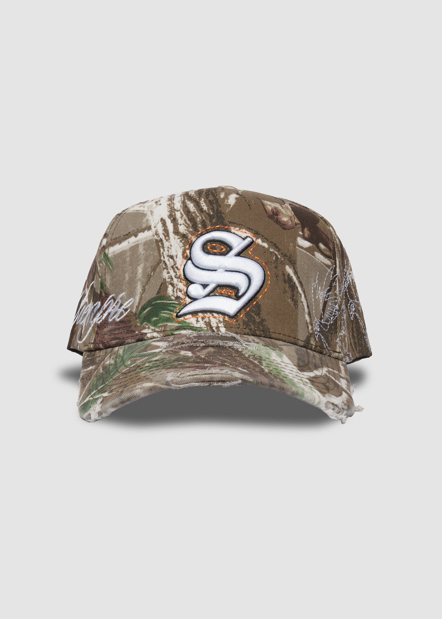 Poetry A-Frame Snapback // Vintage Camo