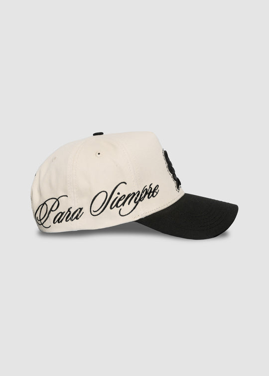 Poetry A-Frame Snapback // Natural & Black