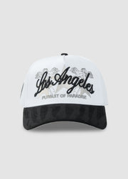 Premier A-Frame Snapback // White