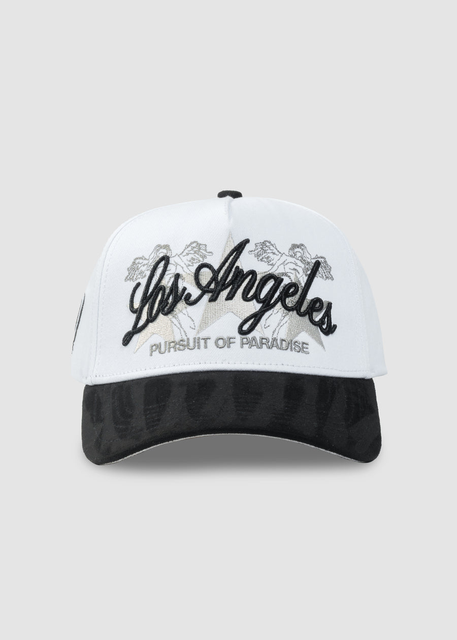 Premier A-Frame Snapback // White