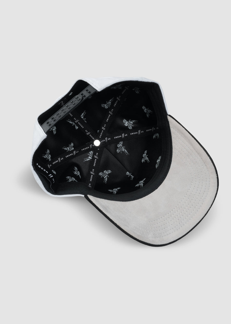 Premier A-Frame Snapback // White