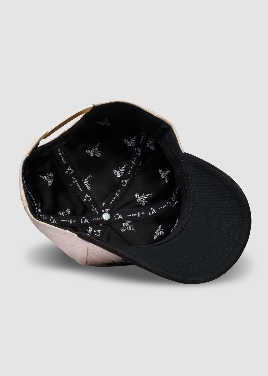 LA Galaxy Takeover A-Frame Snapback // Natural