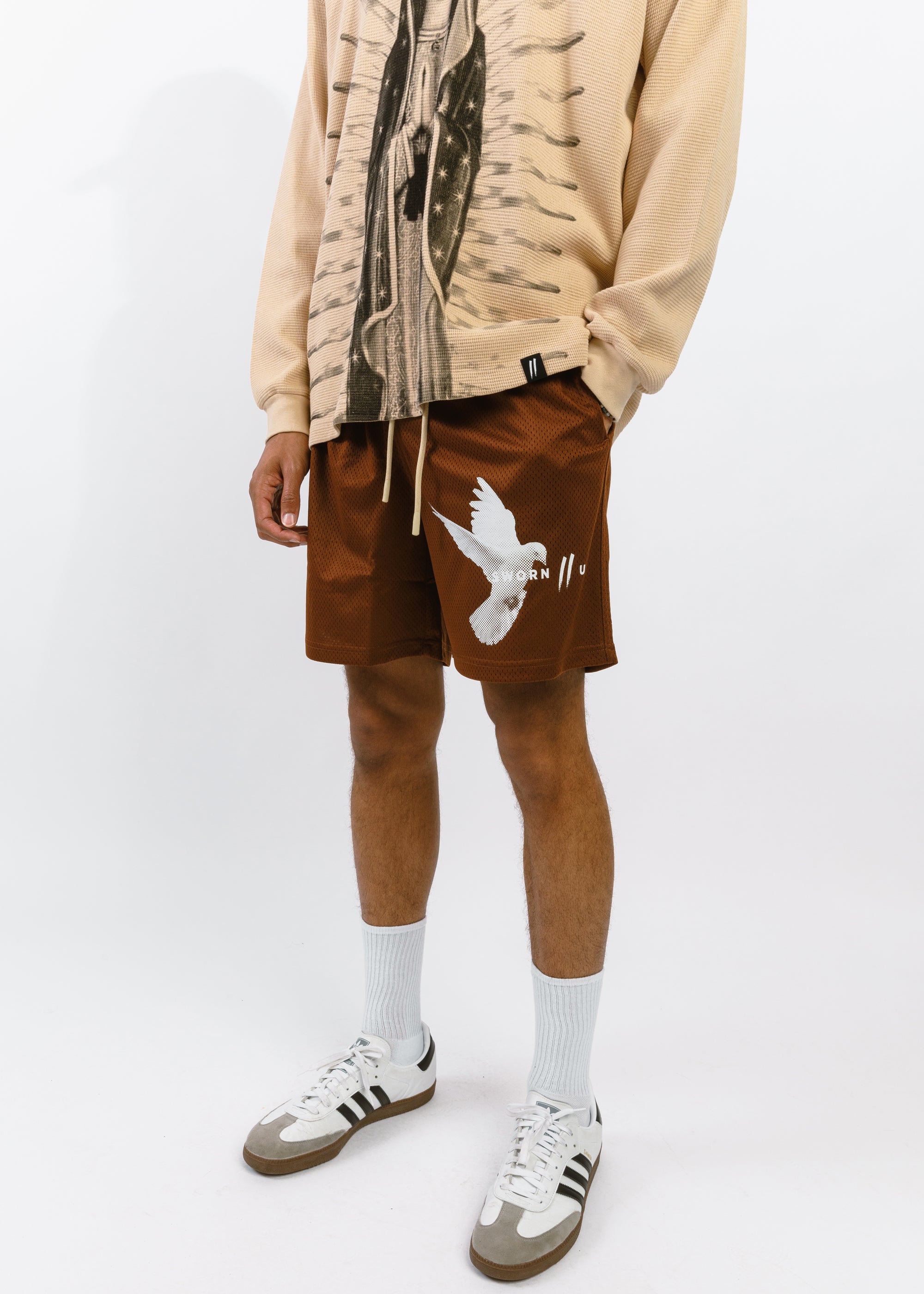 Motion Court Shorts // Rust