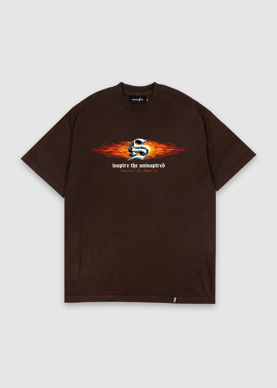 S-Flame Tee // Chocolate