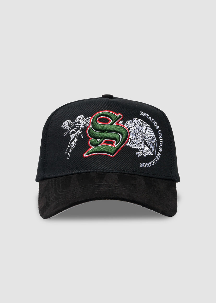 Unidos A-Frame Snapback // Black