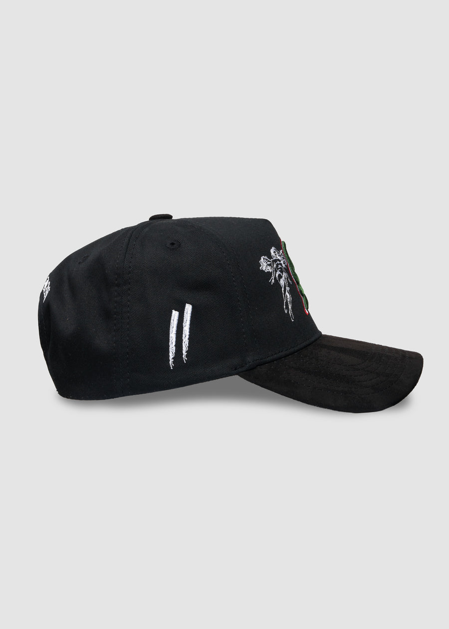 Unidos A-Frame Snapback // Black
