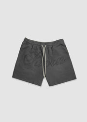 Script Cotton Shorts // Vintage