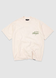 Script Tee // Natural