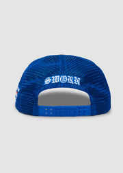 'S' Flame Trucker Snapback // Royal