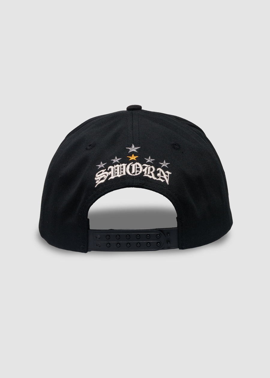 LA Galaxy Crest A-Frame Snapback // Black