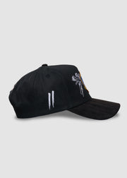 LA Galaxy Crest A-Frame Snapback // Black
