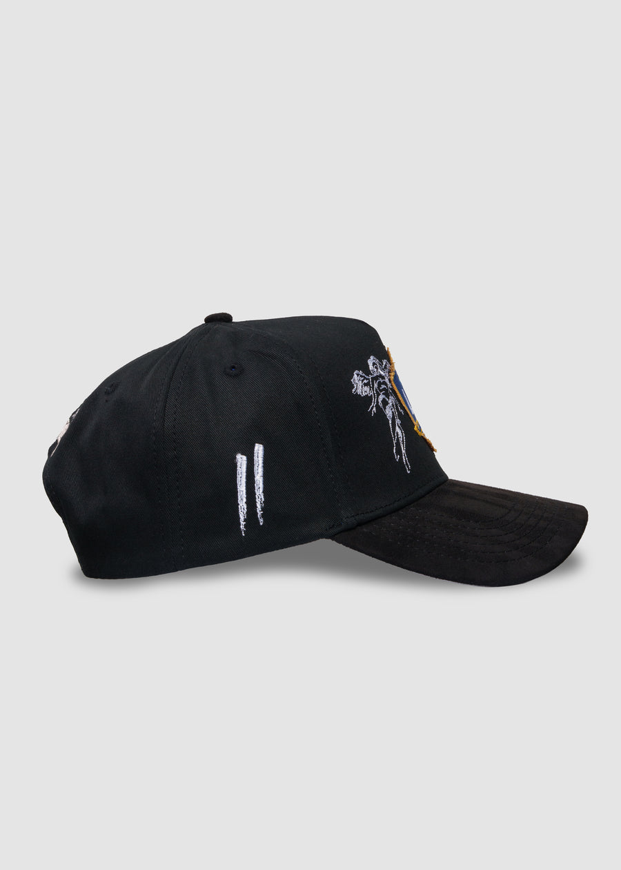LA Galaxy Crest A-Frame Snapback // Black