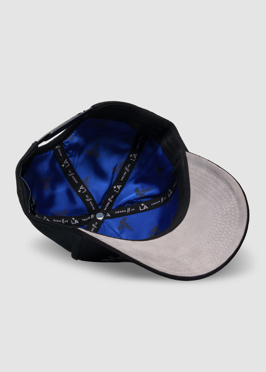 LA Galaxy Crest A-Frame Snapback // Black