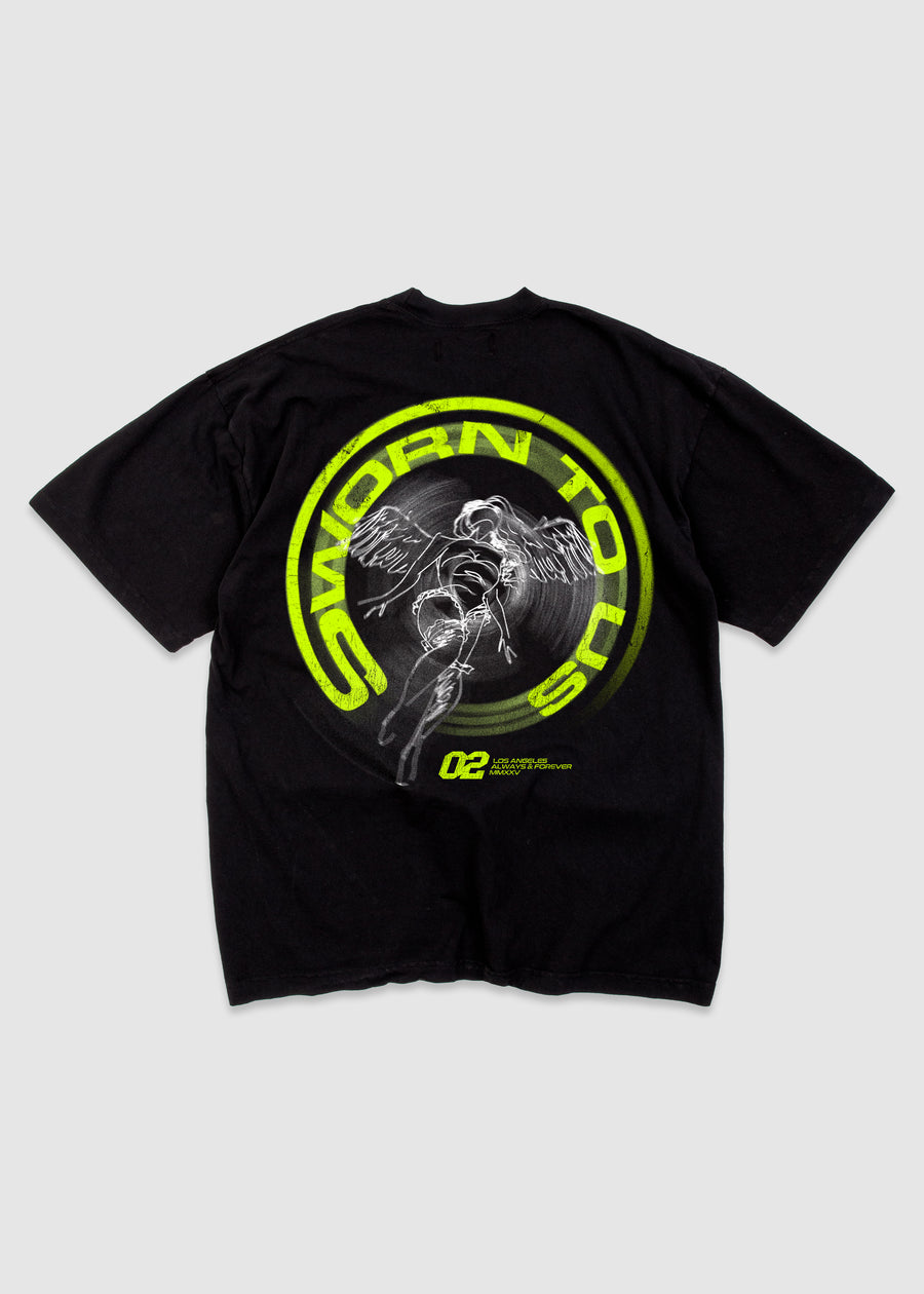 Sidewall Spirit Tee // Black
