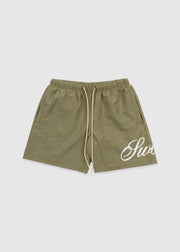 Spirit Angel Water Reactive Swim Short // Mushroom