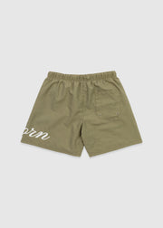 Spirit Angel Water Reactive Swim Short // Mushroom